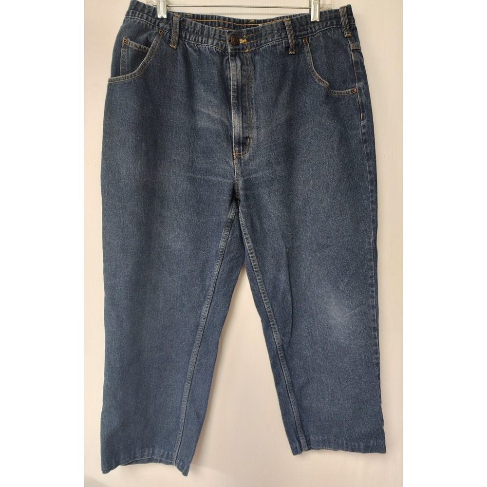 Haband Casual Joe Jeans Elastic Waist Denim Casual Comfort Size 38/23